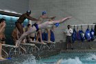 Swimming vs Bentley  Wheaton College Swimming & Diving vs Bentley College. - Photo by Keith Nordstrom : Wheaton, Swimming & Diving